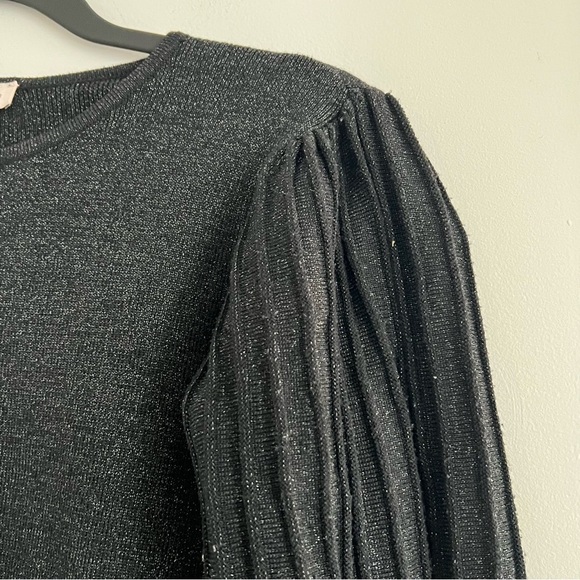 Nanette Lepore Black Metallic Sweater - Picture 4 of 6